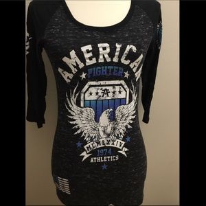 American Fighter 3/4 length sleeves